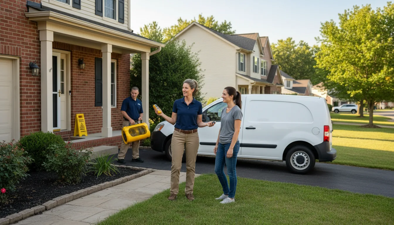 Water restoration image for Dehumidification And Cleanup Services in Dazey, ND